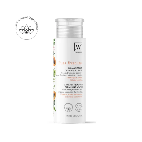 Make-Up remover cleansing water with papaya extract